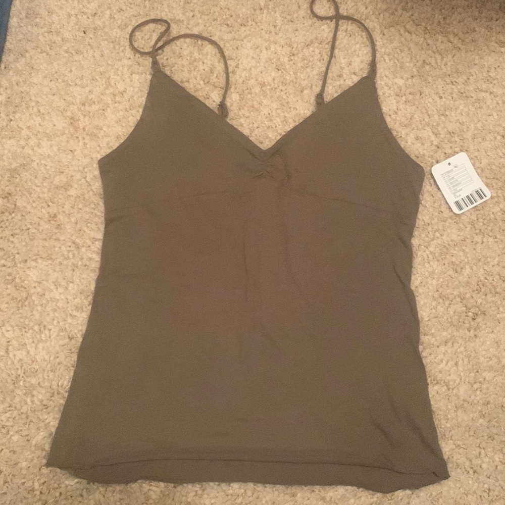 Green tank top